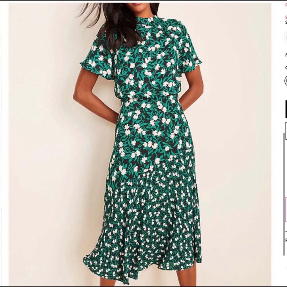 NWT Ann Taylor Dress 💚🖤🤍
